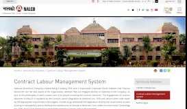 
							         Contract Labour Management System | NALCO (National Aluminium ...								  
							    