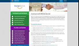 
							         Contract with MCNA Dental - MCNA Dental: Idaho Smiles Medicaid								  
							    