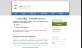 
							         Contracting & Alignment Documents - Humana								  
							    