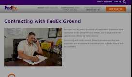 
							         Contracting with FedEx Ground - BuildAGroundBiz								  
							    