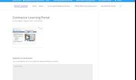 
							         Contractor Learning Portal - Dupont Learning								  
							    