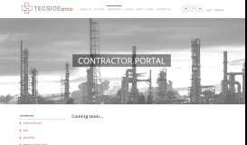 
							         Contractor Portal | Tecside Group								  
							    