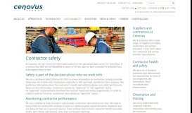 
							         Contractor safety - Cenovus								  
							    
