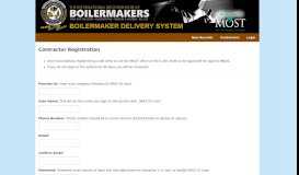 
							         Contractors - Boilermaker Delivery System								  
							    