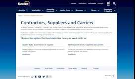 
							         Contractors - Doing Business with Us - Suncor								  
							    