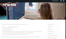 
							         Contractors - ePayMe								  
							    