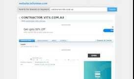
							         contractor.vits.com.au at WI. VITS Contractor Portal - Login								  
							    