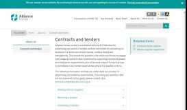 
							         Contracts and Tenders | Become a supplier | Alliance ... - Alliance Homes								  
							    