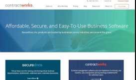 
							         ContractWorks by SecureDocs, Inc.								  
							    