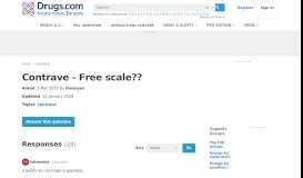 
							         Contrave - Free scale?? - Drugs.com								  
							    