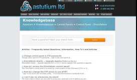 
							         Control Panel - DirectAdmin - Astutium								  
							    