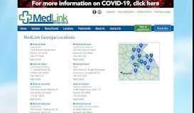 
							         Convenient Locations - MedLink Georgia								  
							    