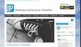 
							         Converse Chucks – Die Legende - Presseverlag Deutschland ...								  
							    