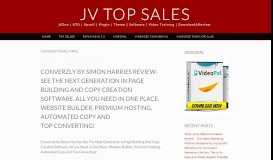
							         Converzly Email Force | JV Top Sales								  
							    