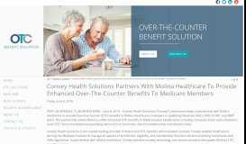 
							         Convey Health Solutions Partners with Molina Healthcare to ...								  
							    
