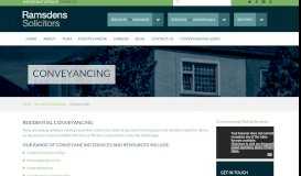 
							         Conveyancing, Residential Property Buying & Selling - Ramsdens ...								  
							    