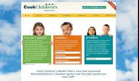 
							         Cook Children's Health Plan - English - Home								  
							    