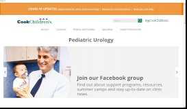 
							         Cook Children's Urology Center - Pediatric Urology								  
							    
