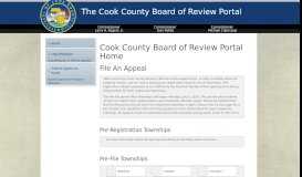 
							         Cook County Board of Review Portal Home								  
							    