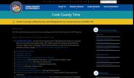 
							         Cook County Time | CookCountyIL.gov								  
							    