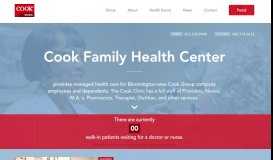 
							         Cook Family Health Center | Cook Clinic								  
							    