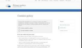 
							         Cookies and privacy | European Parliament								  
							    