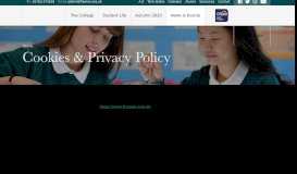 
							         Cookies & Privacy Policy - Freman College | Upper School & Sixth ...								  
							    