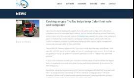 
							         Cooking on gas: TruTac helps keep Calor fleet safe and compliant ...								  
							    