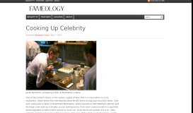 
							         Cooking Up Celebrity - Fameology.net								  
							    
