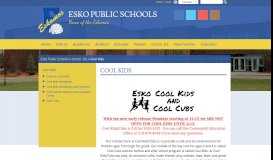 
							         Cool Kids - Esko Public Schools								  
							    