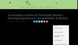 
							         Cool Math Games [Review] - Experience, Compatibility, Is it safe?								  
							    