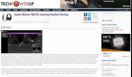 
							         Cooler Master MH752 Gaming Headset Review | TechPowerUp								  
							    