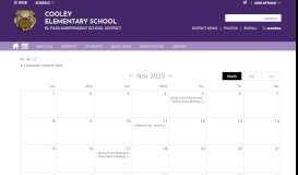 
							         Cooley Elementary / Calendar - episd								  
							    