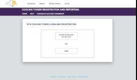 
							         Cooling Tower Registration And Reporting								  
							    