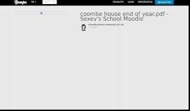 
							         coombe house end of year.pdf - Sexey's School Moodle								  
							    