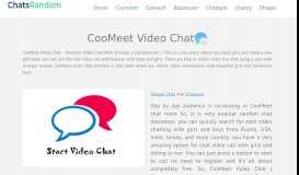 
							         CooMeet Video Chat - Random Video Chat With Stranger								  
							    