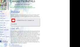 
							         Cooper Pediatrics: Home Page								  
							    