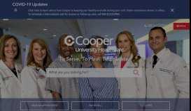 
							         Cooper University Health Care | Southern NJ & Delaware Valley PA								  
							    