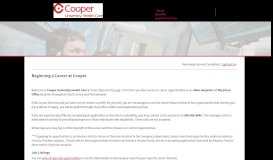 
							         Cooper University Hospital | Careers Center | Welcome								  
							    