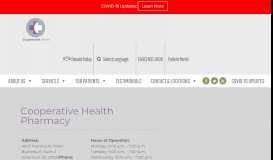 
							         Cooperative Health Pharmacy - Eau Claire Cooperative Health Centers								  
							    