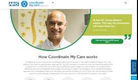 
							         Coordinate My Care | Urgent Care Plan								  
							    