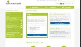 
							         Coordinated Care Provider Portal & Resources | Coordinated Care								  
							    