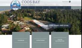 
							         Coos Bay School District								  
							    