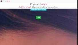 
							         CoparentaLys: Kontakt-Website für Co-Elternschaft und Samenspender								  
							    