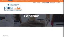 
							         Copesan - Pest Management University								  
							    