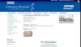 
							         Copiague Middle School - Copiague Public Schools Our Schools								  
							    