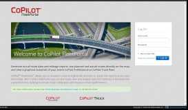 
							         CoPilot FleetPortal: Log on								  
							    