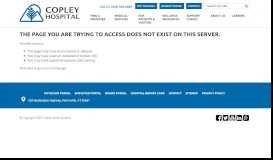
							         Copley Hospital's Patient Portal FAQ's								  
							    