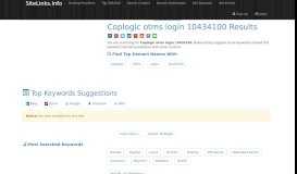 
							         Coplogic otms login 10434100 Results For Websites Listing								  
							    
