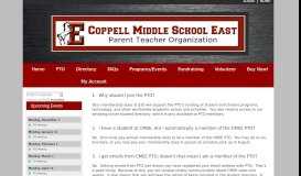 
							         Coppell Middle School East - CMSE FAQs								  
							    
